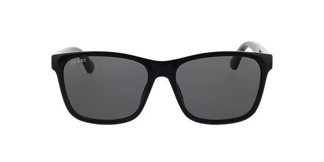 GG0746S Zwart KunststofSunglass Frames van B24, Vooraanzicht