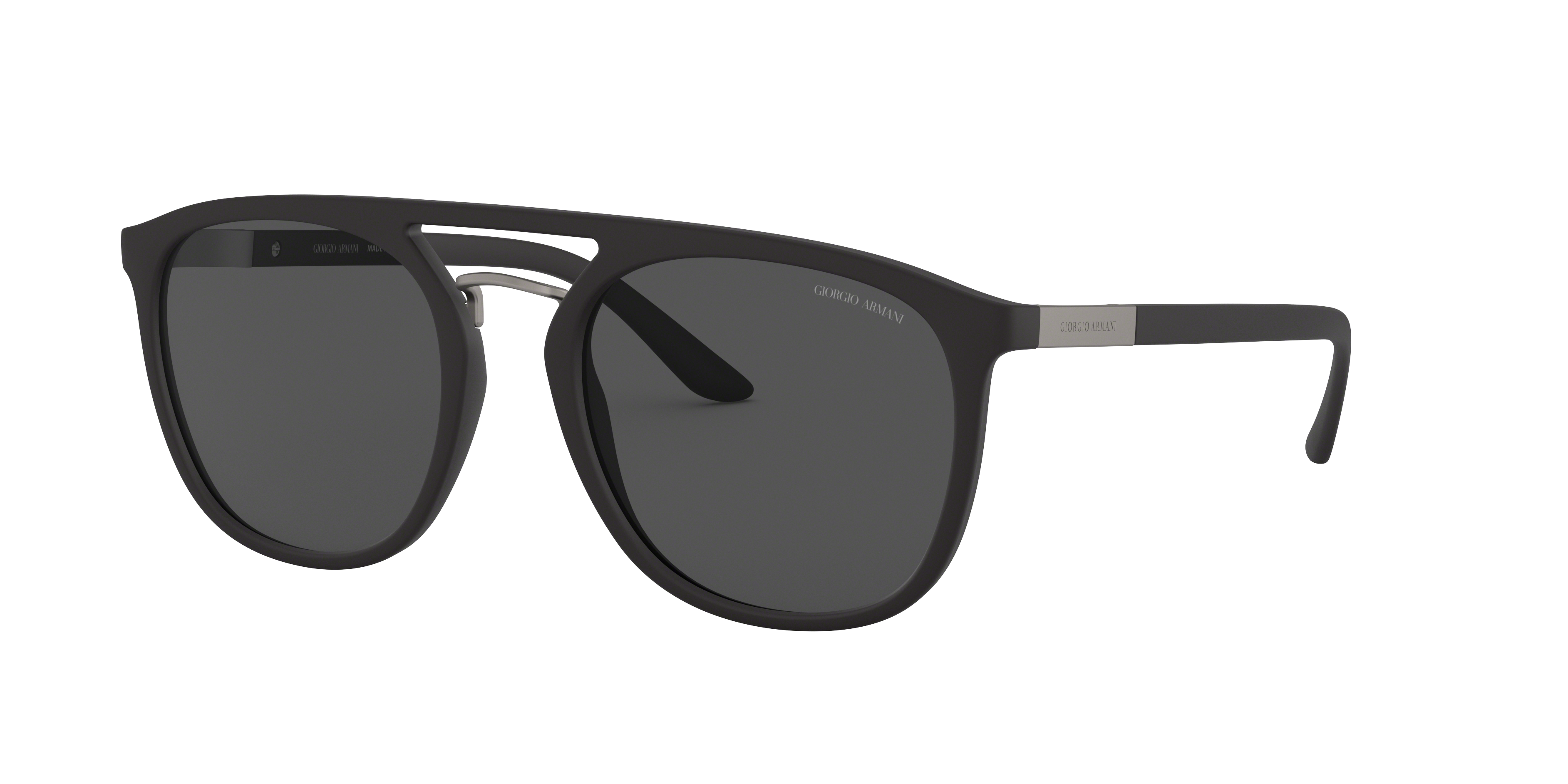 AR8118 Schwarz KunststoffSunglass Frames von B24, Dreiviertelansicht