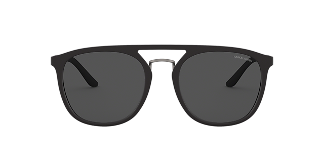 AR8118 Schwarz KunststoffSunglass Frames von B24, Vorderansicht