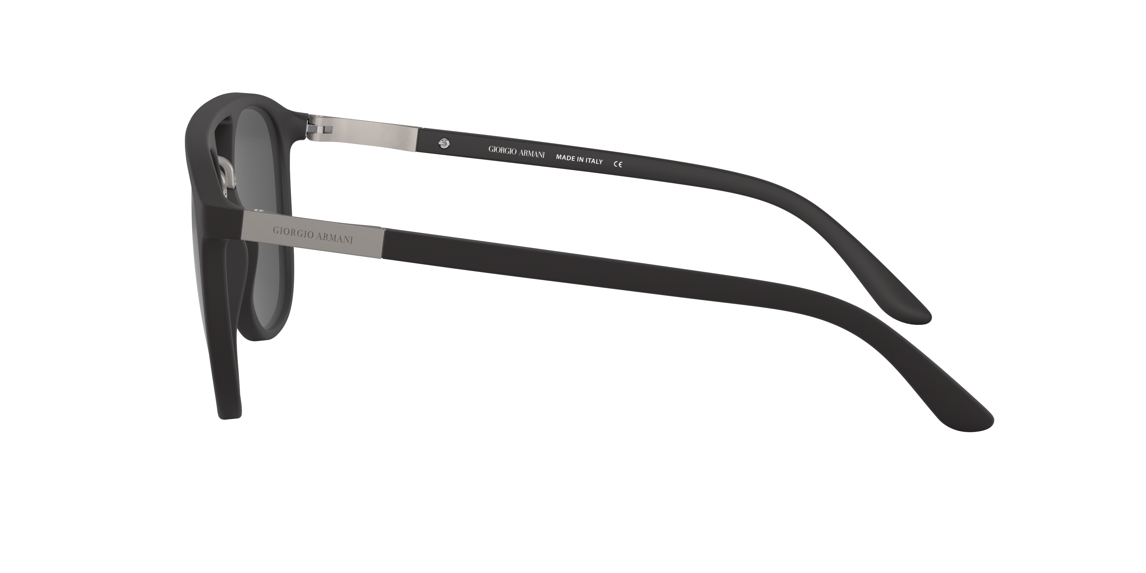 AR8118 Schwarz KunststoffSunglass Frames von B24, Seitenansicht