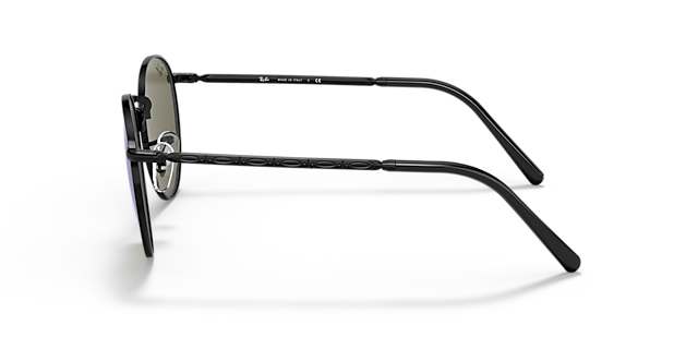 RB3637 Zwart MetaalSunglass Frames van B24, Zijaanzicht