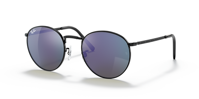 RB3637 Zwart MetaalSunglass Frames van B24, Hoekweergave