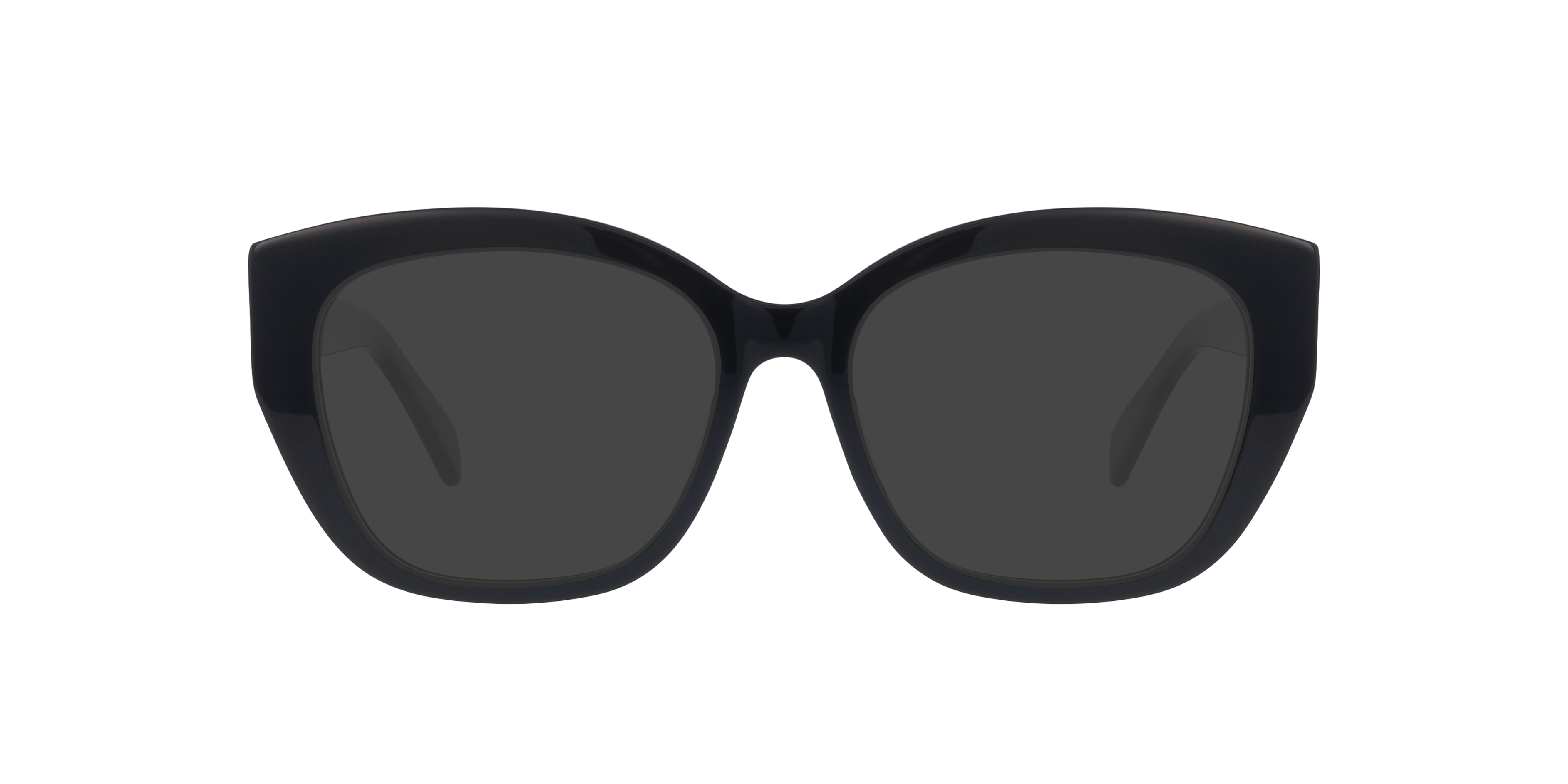 Kate CT Jet Black AcetatEyeglass Frames von B24, mit getönten Gläsern