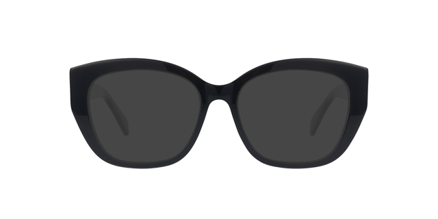 Kate CT Jet Black AcetatEyeglass Frames von B24, mit getönten Gläsern