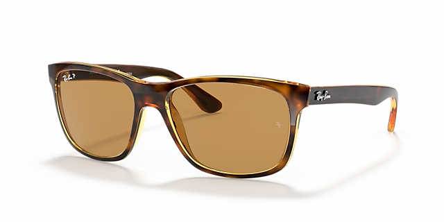 RB4181 Hellhavana KunststoffSunglass Frames von B24, Dreiviertelansicht