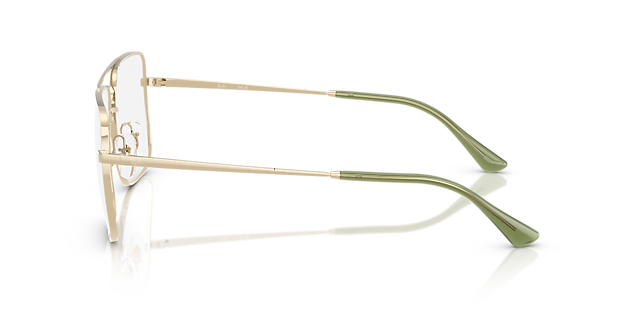 RB3758V Hellgold MetallEyeglass Frames von B24, Seitenansicht