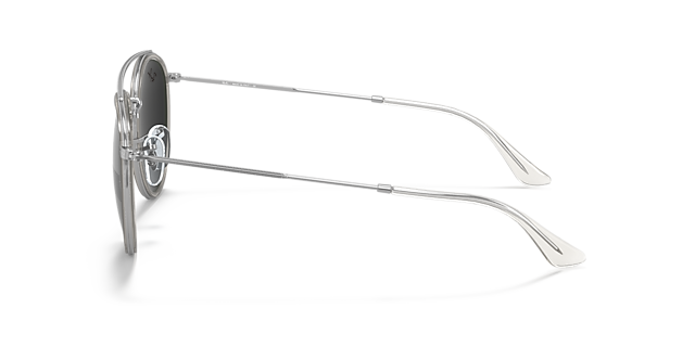 RB3647N Zilver MetaalSunglass Frames van B24, Zijaanzicht