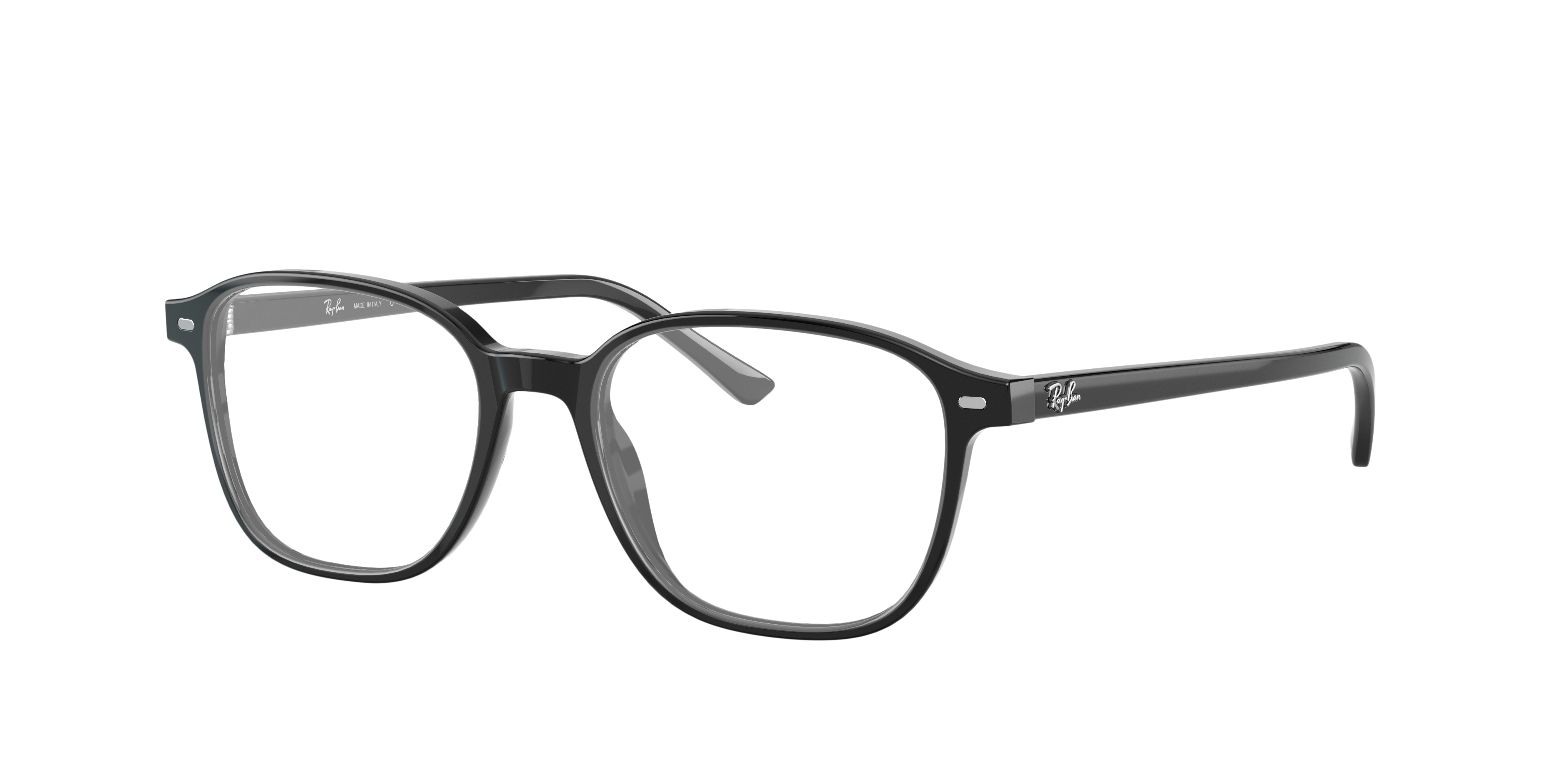 RB5393 Schwarz AcetatEyeglass Frames von B24, Dreiviertelansicht
