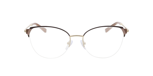 Brille24 - Fiona, Damen, Braun/Hellgold/Red / Pink Gold/Black / Light Gold, Größe: Large