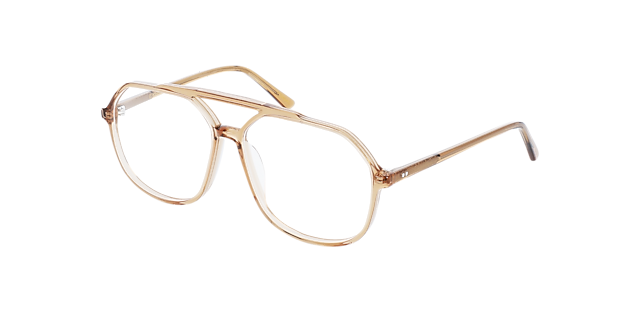 Viper AC Crystal Caramel AcetaatEyeglass Frames van B24, Hoekweergave