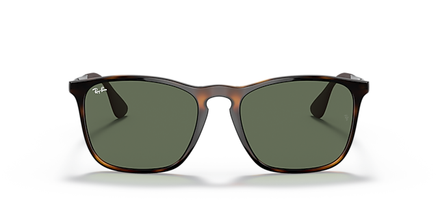 RB4187 Licht Havana KunststofSunglass Frames van B24, Vooraanzicht