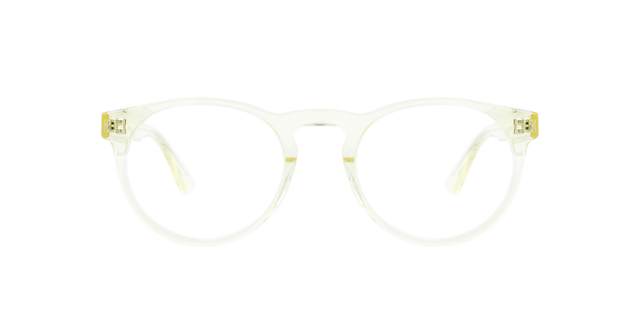 Steven S. Crystal Yellow AcetatEyeglass Frames von B24, Vorderansicht