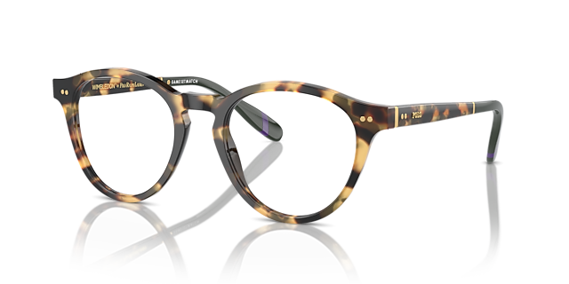 PH2268 Shiny Tortoise Brown AcetatEyeglass Frames von B24, Dreiviertelansicht