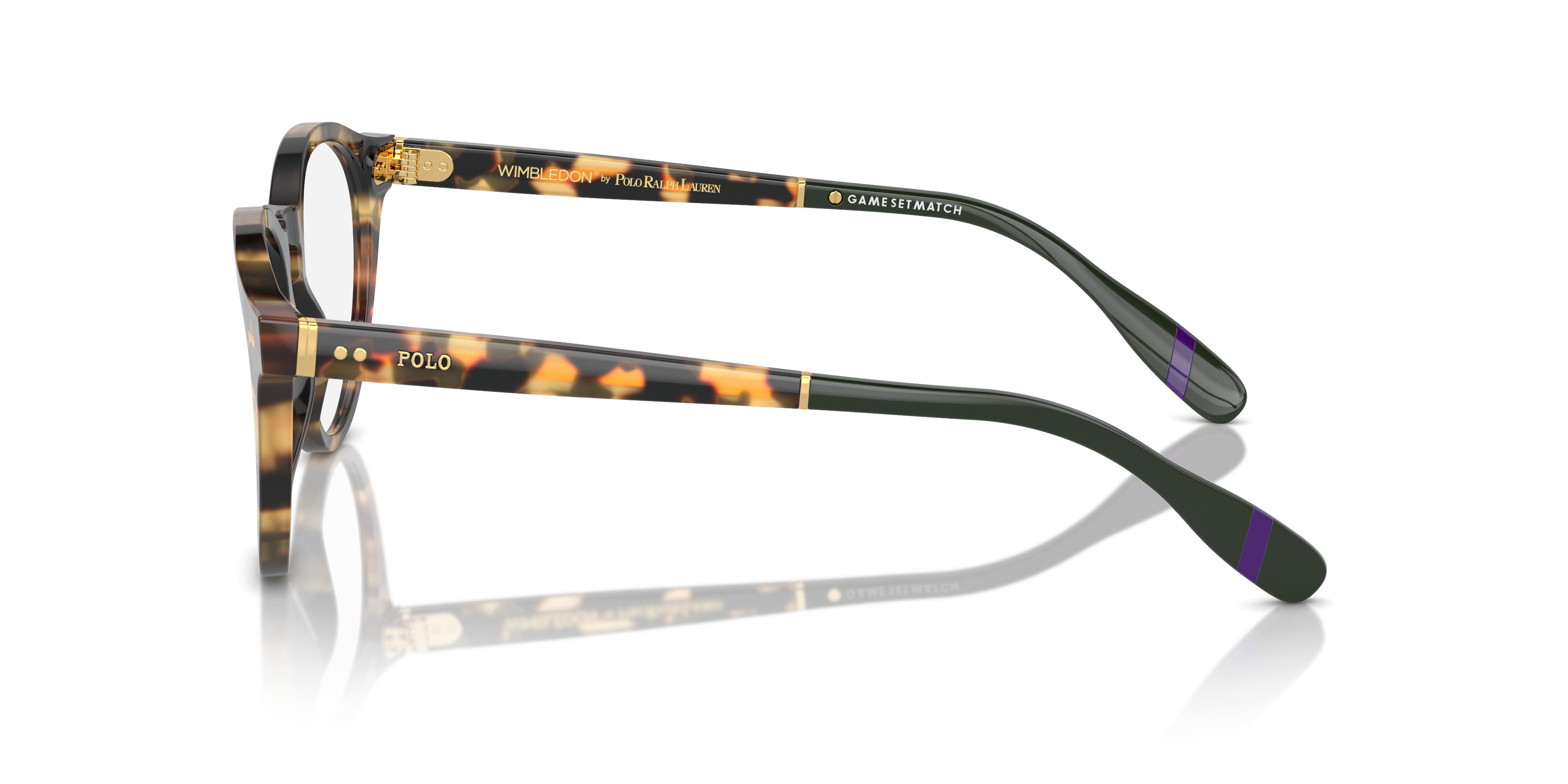 PH2268 Shiny Tortoise Brown AcetatEyeglass Frames von B24, Seitenansicht