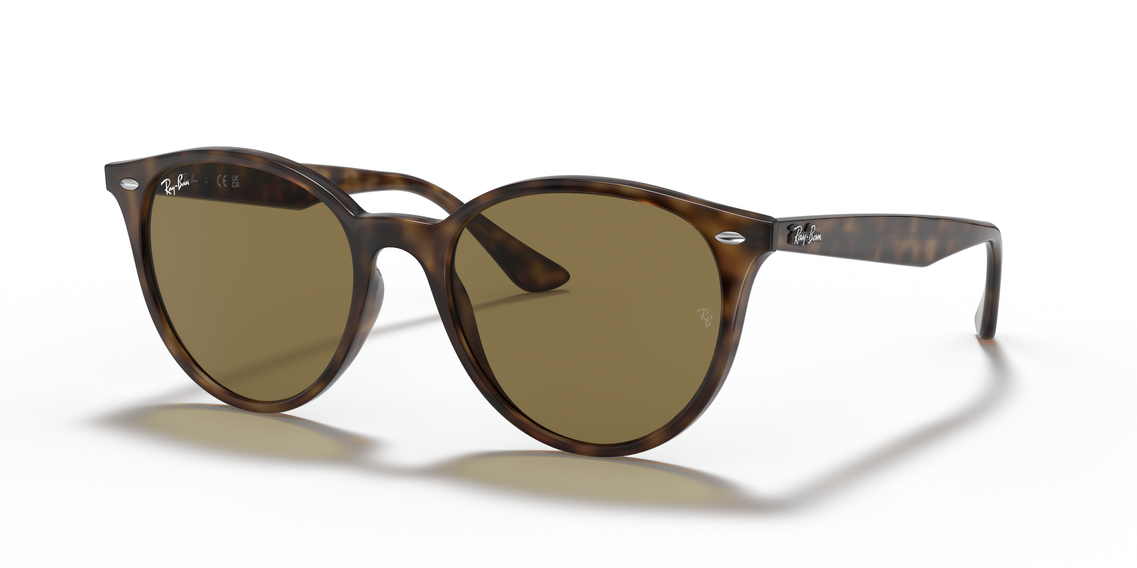 RB4305 Hellhavana KunststoffSunglass Frames von B24, Dreiviertelansicht