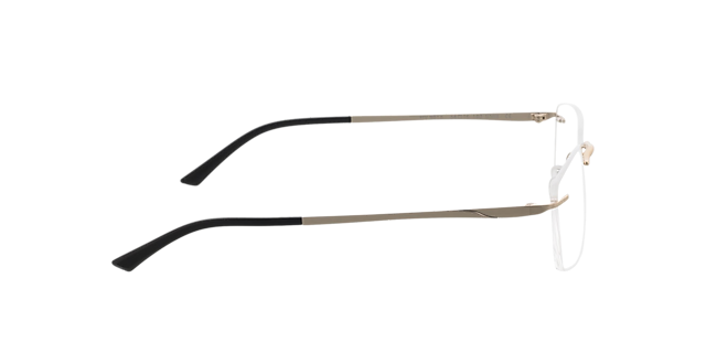 Livius Goud & zwart MetaalEyeglass Frames van B24, Zijaanzicht