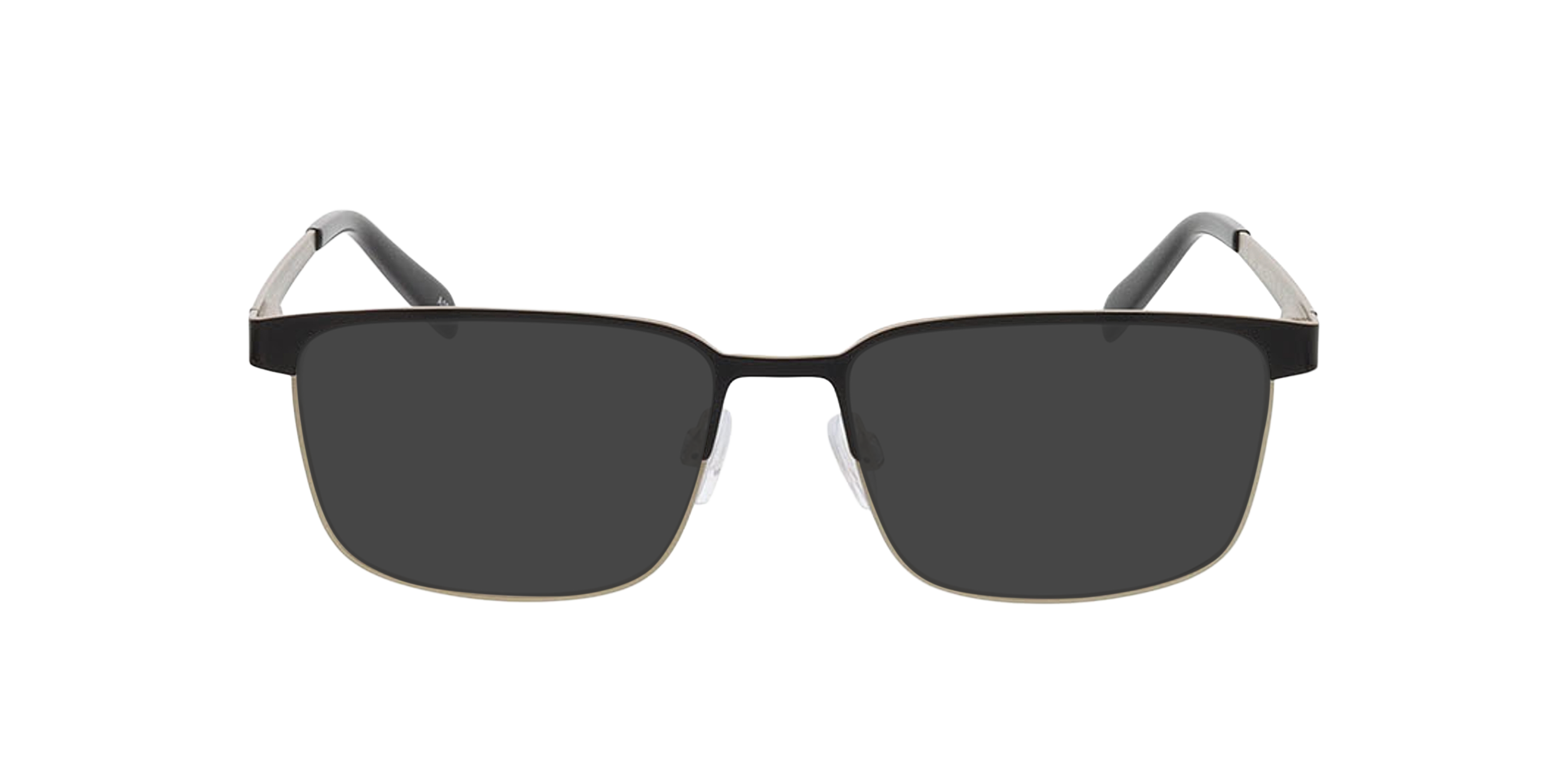 Jerry Black  &  Matt Silver MetallEyeglass Frames von B24, mit getönten Gläsern