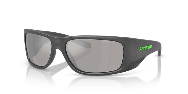 AN4345 Grey Matte Top & Shiny KunststoffSunglass Frames von B24, Dreiviertelansicht