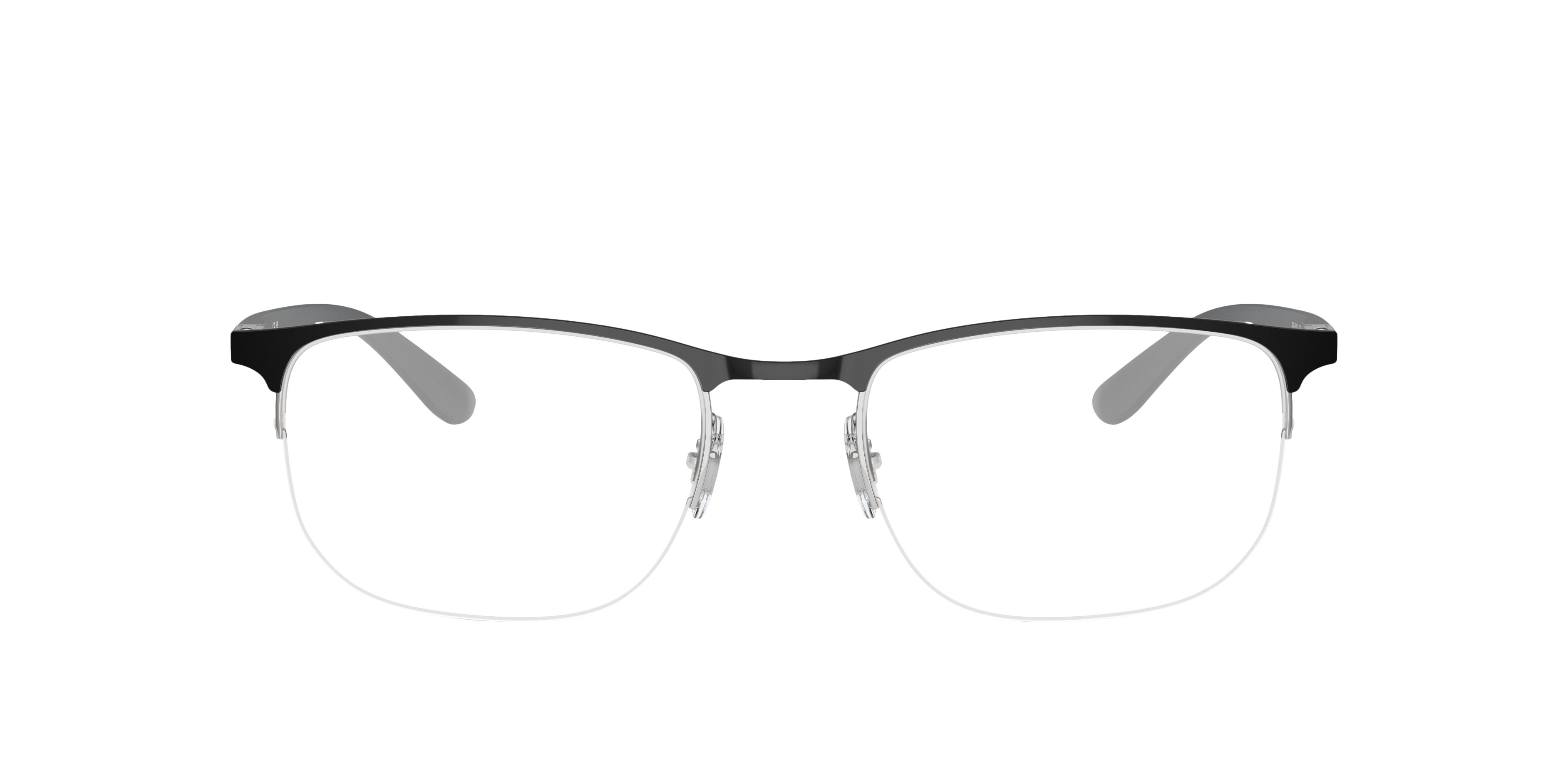 Thumbnail - Ray-Ban 8056597941549 Schwarz Auf Silber/black On Silver, Size: Large