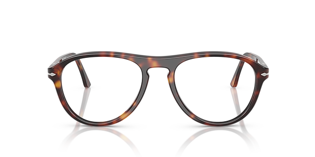 PO3371V Havana AcetaatEyeglass Frames van B24, Vooraanzicht