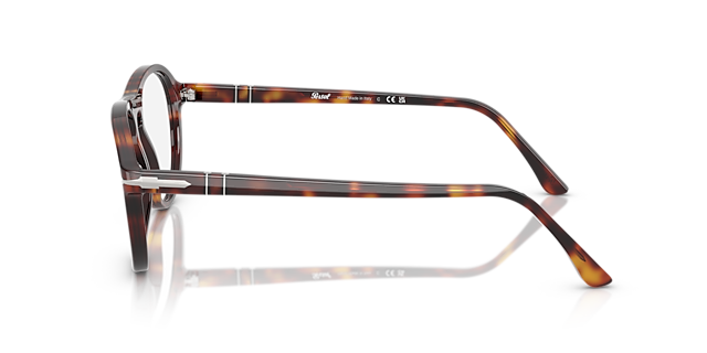 PO3371V Havana AcetaatEyeglass Frames van B24, Zijaanzicht