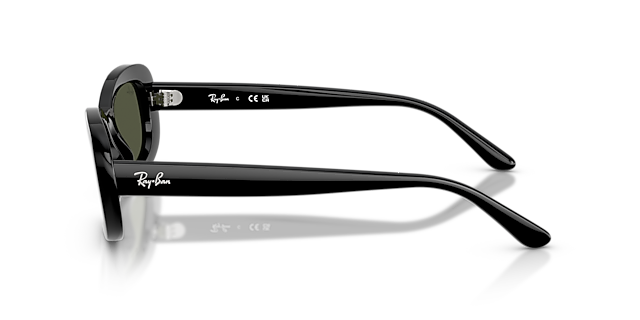 RB2221 Schwarz KunststoffSunglass Frames von B24, Seitenansicht