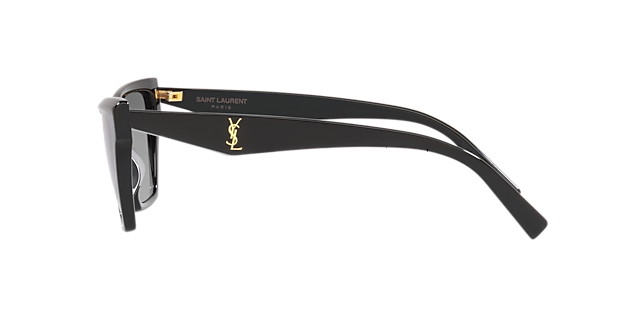SL M103 Zwart AcetaatSunglass Frames van B24, Zijaanzicht