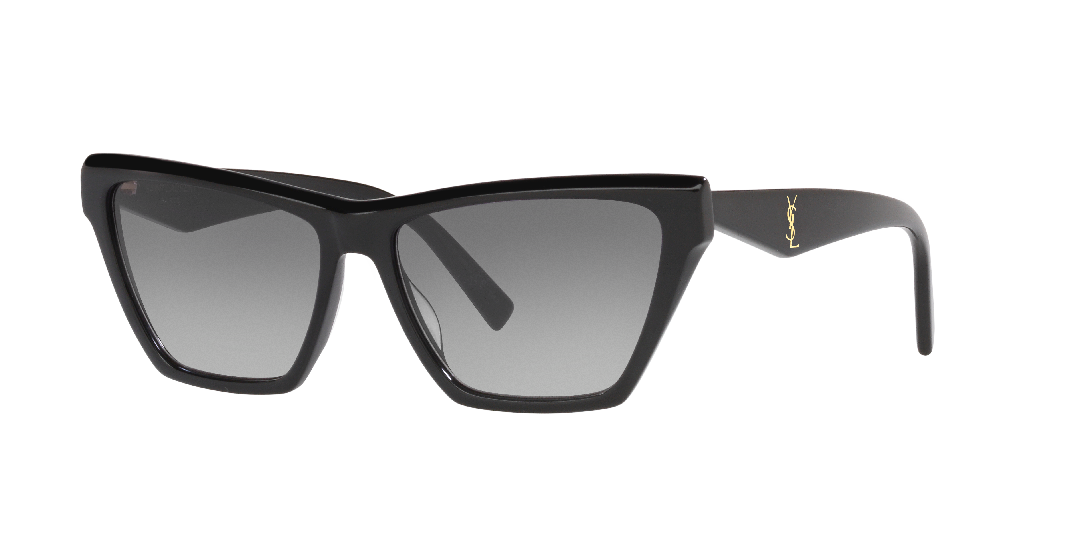 SL M103 Schwarz AcetatSunglass Frames von B24, Dreiviertelansicht
