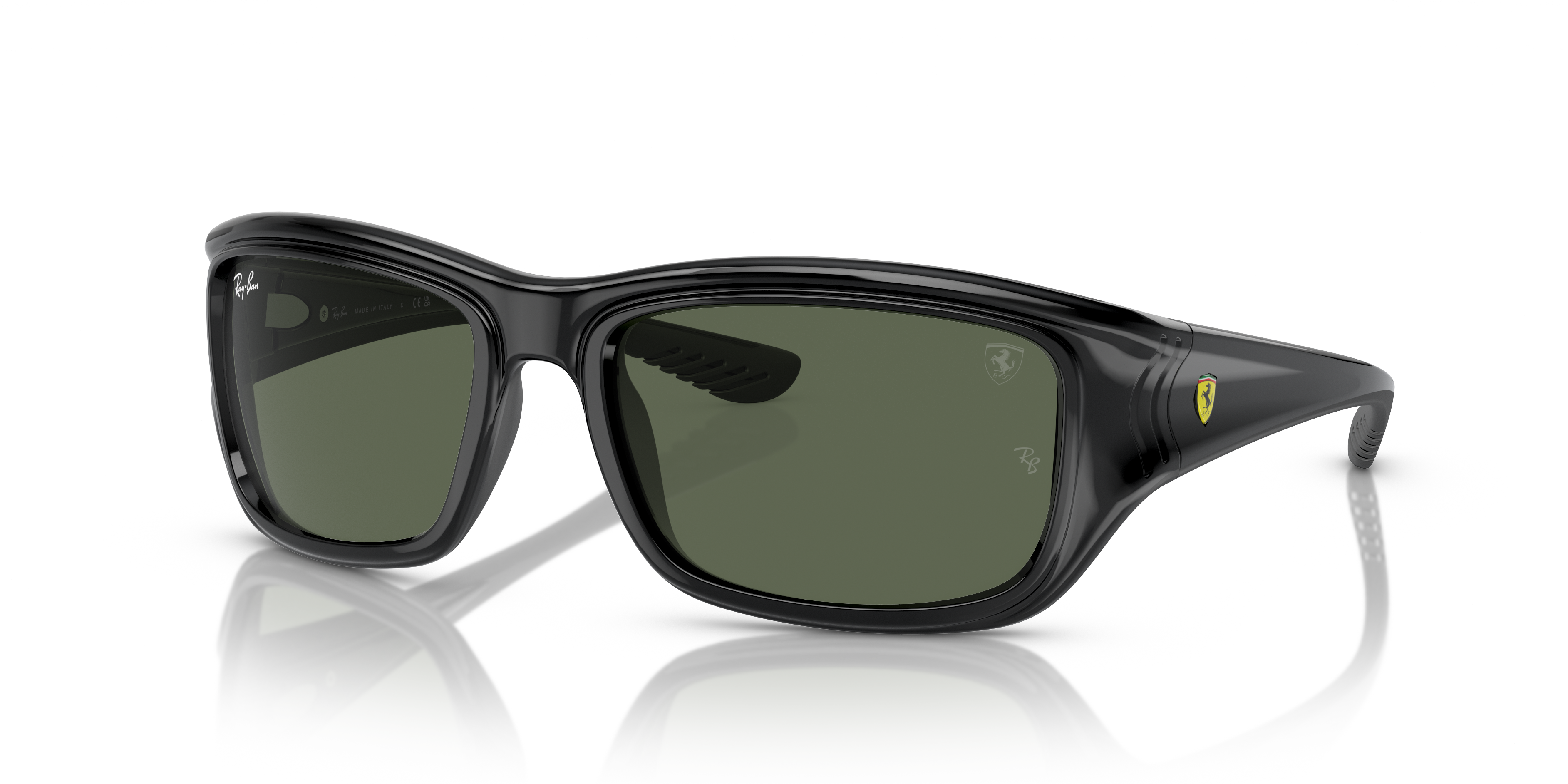RB4405M Schwarz KunststoffSunglass Frames von B24, Dreiviertelansicht