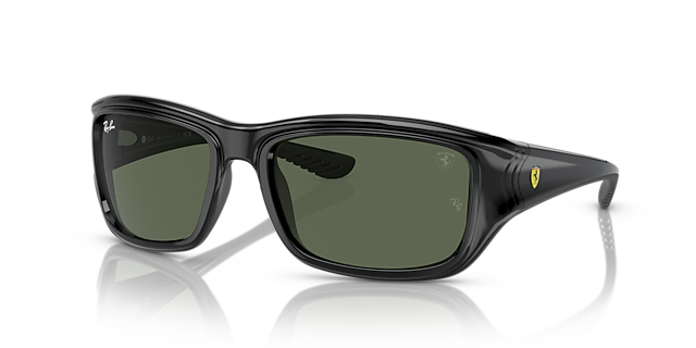 RB4405M Schwarz KunststoffSunglass Frames von B24, Dreiviertelansicht