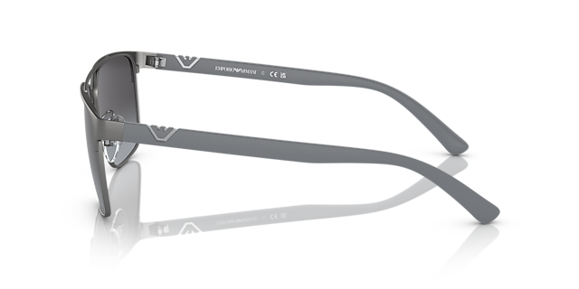 EA2134 Matt Gunmetal MetallSunglass Frames von B24, Seitenansicht