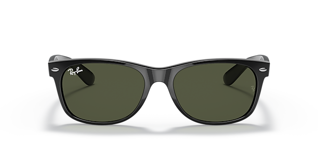 RB2132 Zwart KunststofSunglass Frames van B24, Vooraanzicht