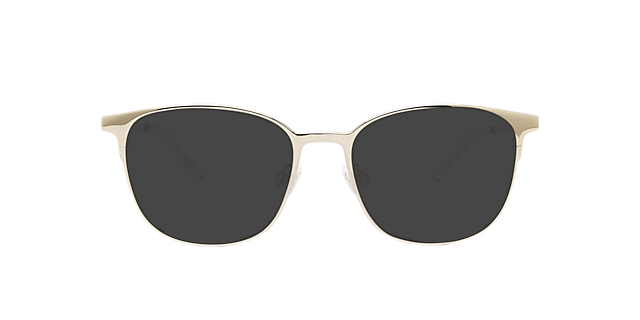 Luna Platinum Silver Titanium TitanEyeglass Frames von B24, mit getönten Gläsern