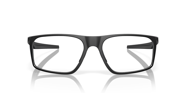 Bat Flip Satijnglans zwart KunststofEyeglass Frames van B24, Vooraanzicht