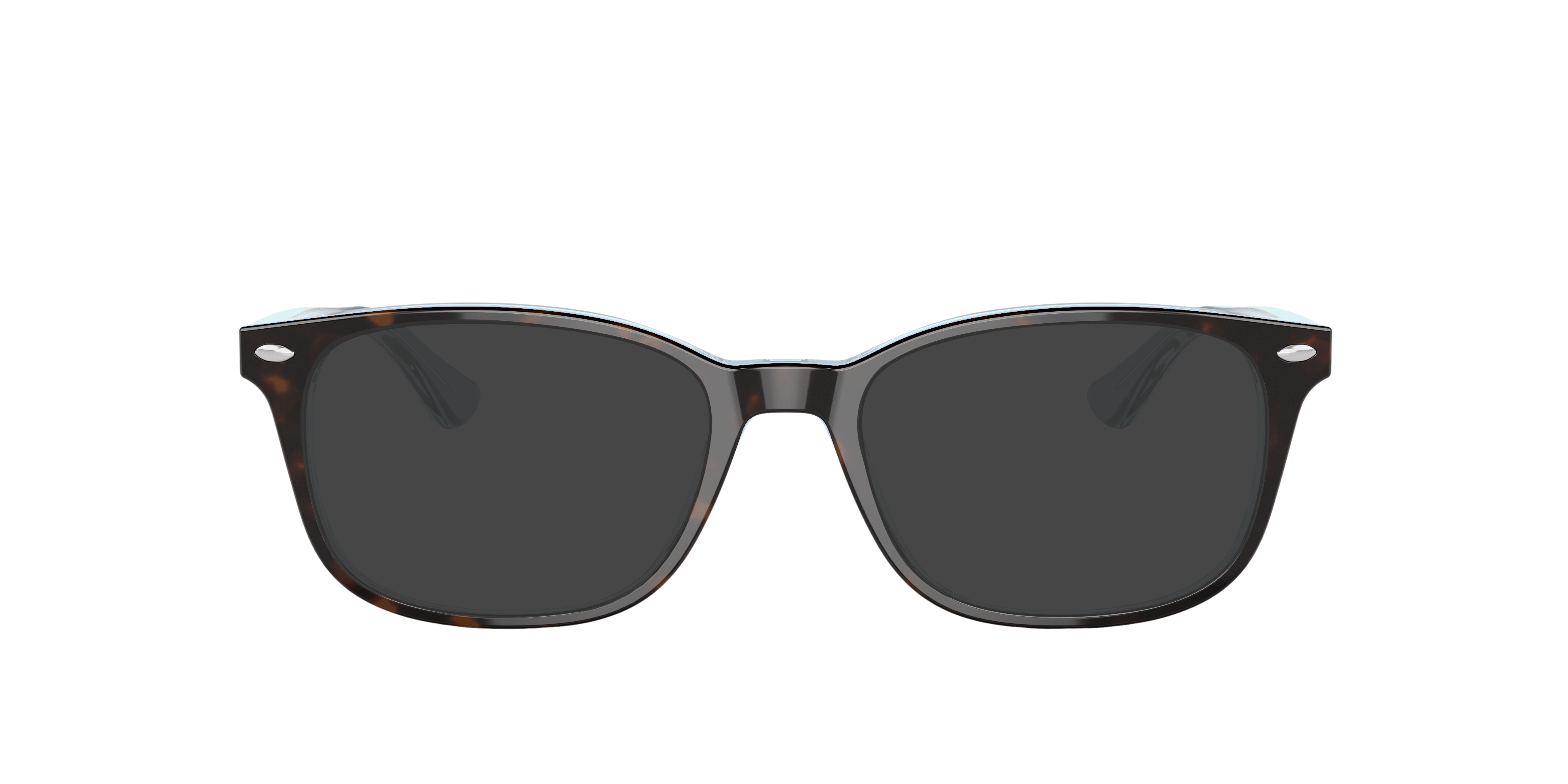 RB5375 Havana op lichtblauw AcetaatEyeglass Frames van B24, met getinte lenzen