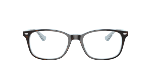 Ray-Ban - RB5375, Havana auf Hellblau/Black On Transparent/Havana On Light Blue, Größe: Durchschnittlich