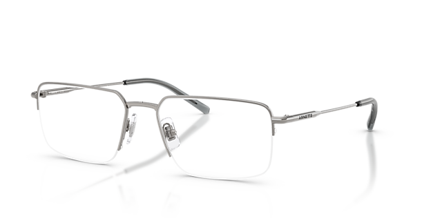 AN6152 Gunmetal MetallEyeglass Frames von B24, Dreiviertelansicht