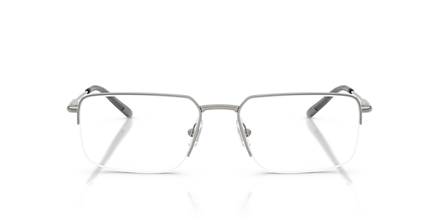 AN6152 Gunmetal MetallEyeglass Frames von B24, Vorderansicht