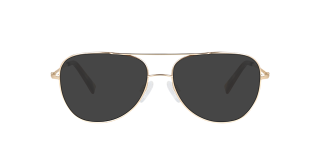 Goose Light Gold Titanium TitanEyeglass Frames von B24, mit getönten Gläsern