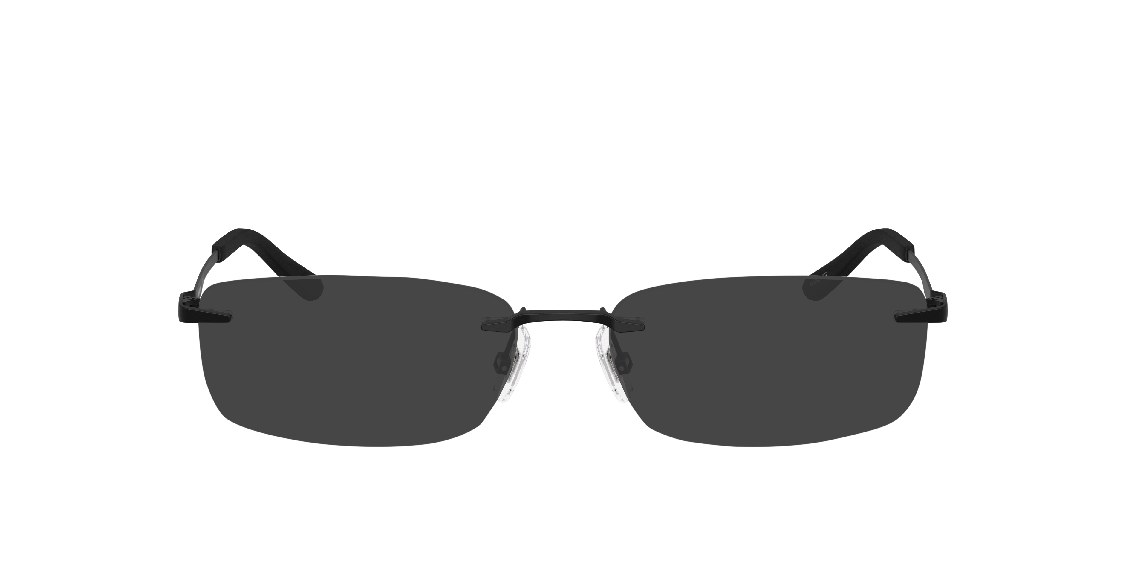 AN6150 Matzwart MetaalEyeglass Frames van B24, met getinte lenzen