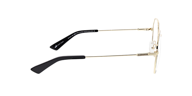 Istanbul Matzwart & goud MetaalEyeglass Frames van B24, Zijaanzicht