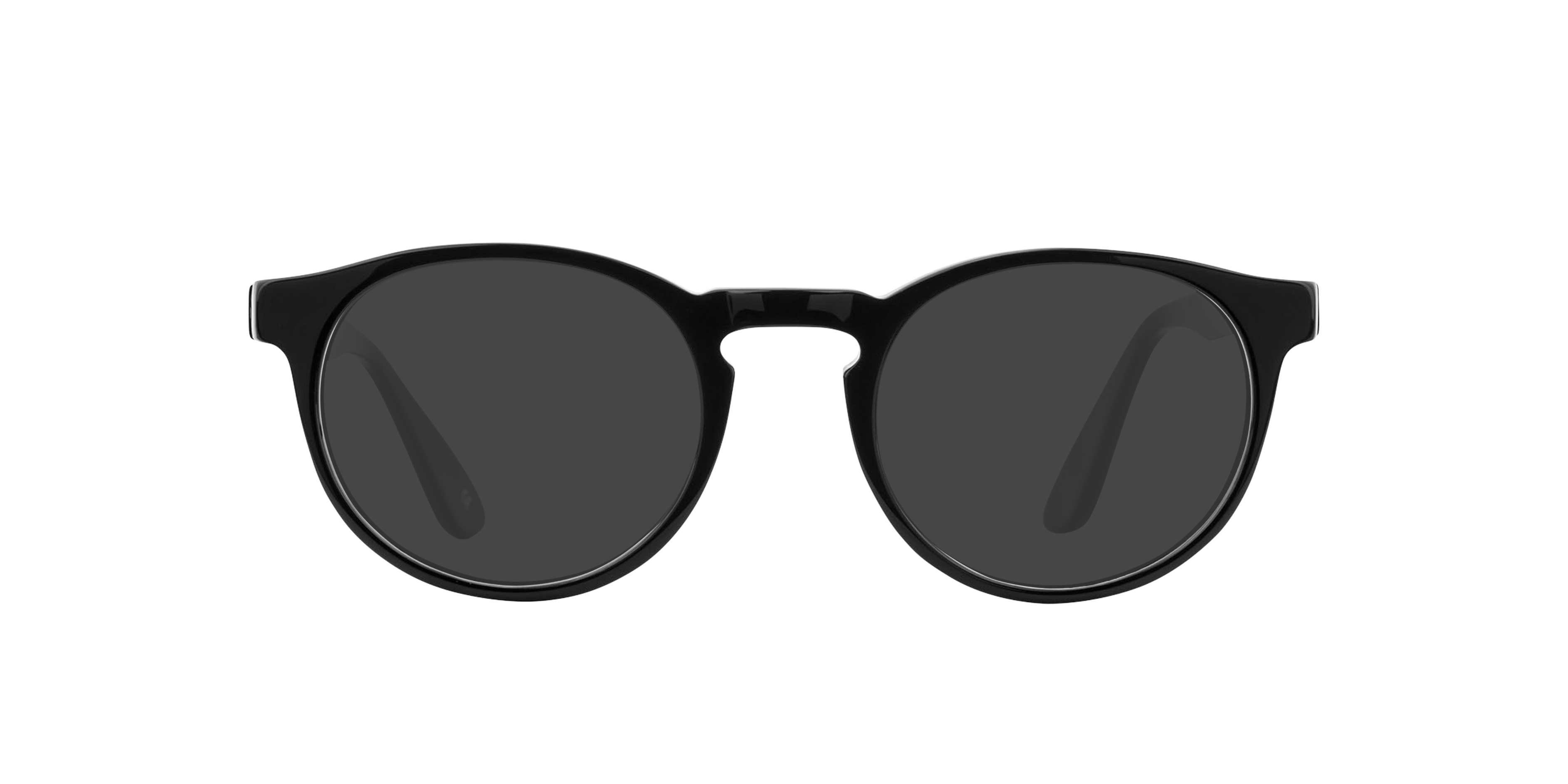 Steven S. Jet Black AcetatEyeglass Frames von B24, mit getönten Gläsern