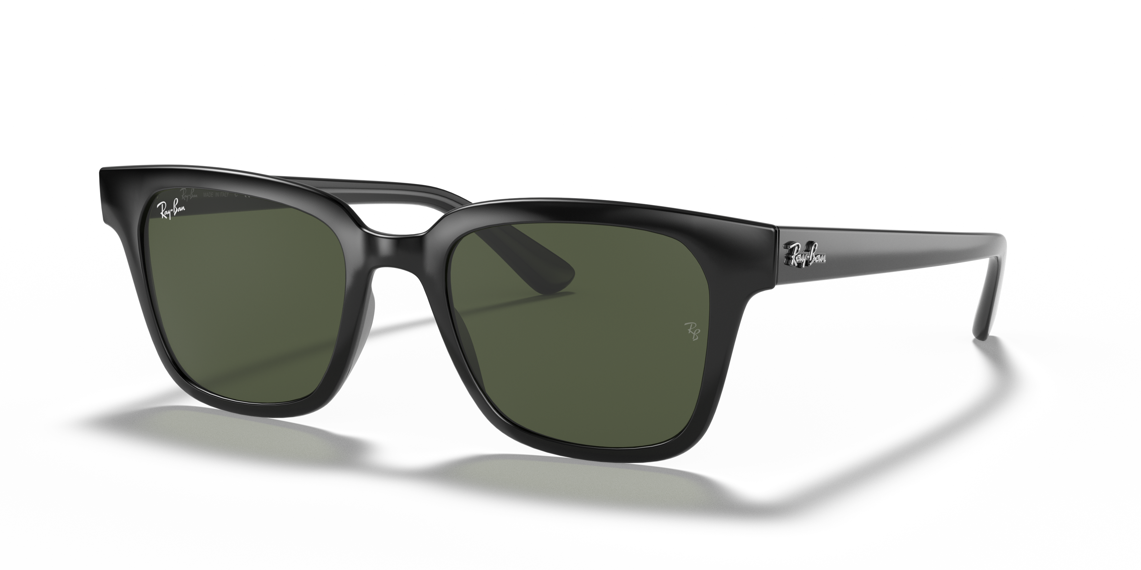 RB4323 Schwarz KunststoffSunglass Frames von B24, Dreiviertelansicht