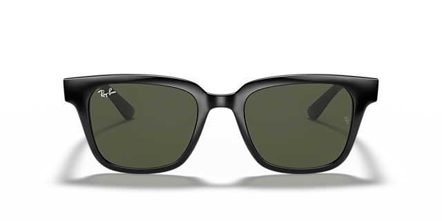 RB4323 Zwart KunststofSunglass Frames van B24, Vooraanzicht