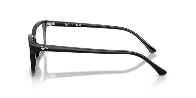 RB5445 Schwarz AcetatEyeglass Frames von B24, Seitenansicht