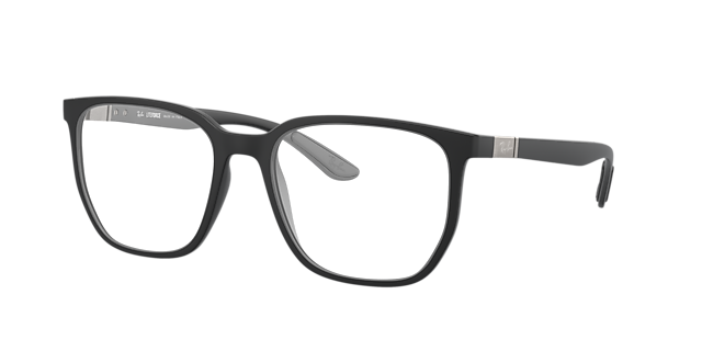 RB7235 Sand Schwarz KunststoffEyeglass Frames von B24, Dreiviertelansicht