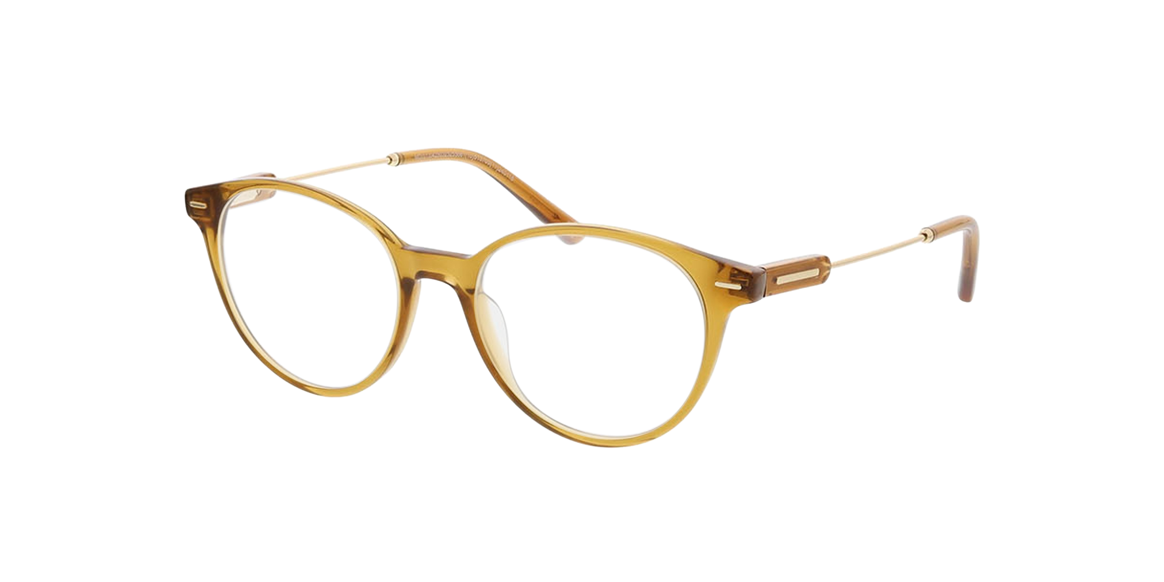 Venedig Kristal Bruin AcetaatEyeglass Frames van B24, Hoekweergave