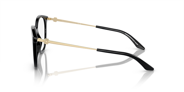 AX3109 Schwarz glänzend KunststoffEyeglass Frames von B24, Seitenansicht