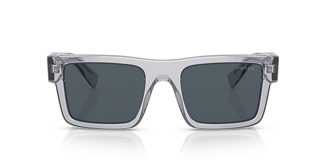 PR 19WS Kristalgrijs AcetaatSunglass Frames van B24, Vooraanzicht