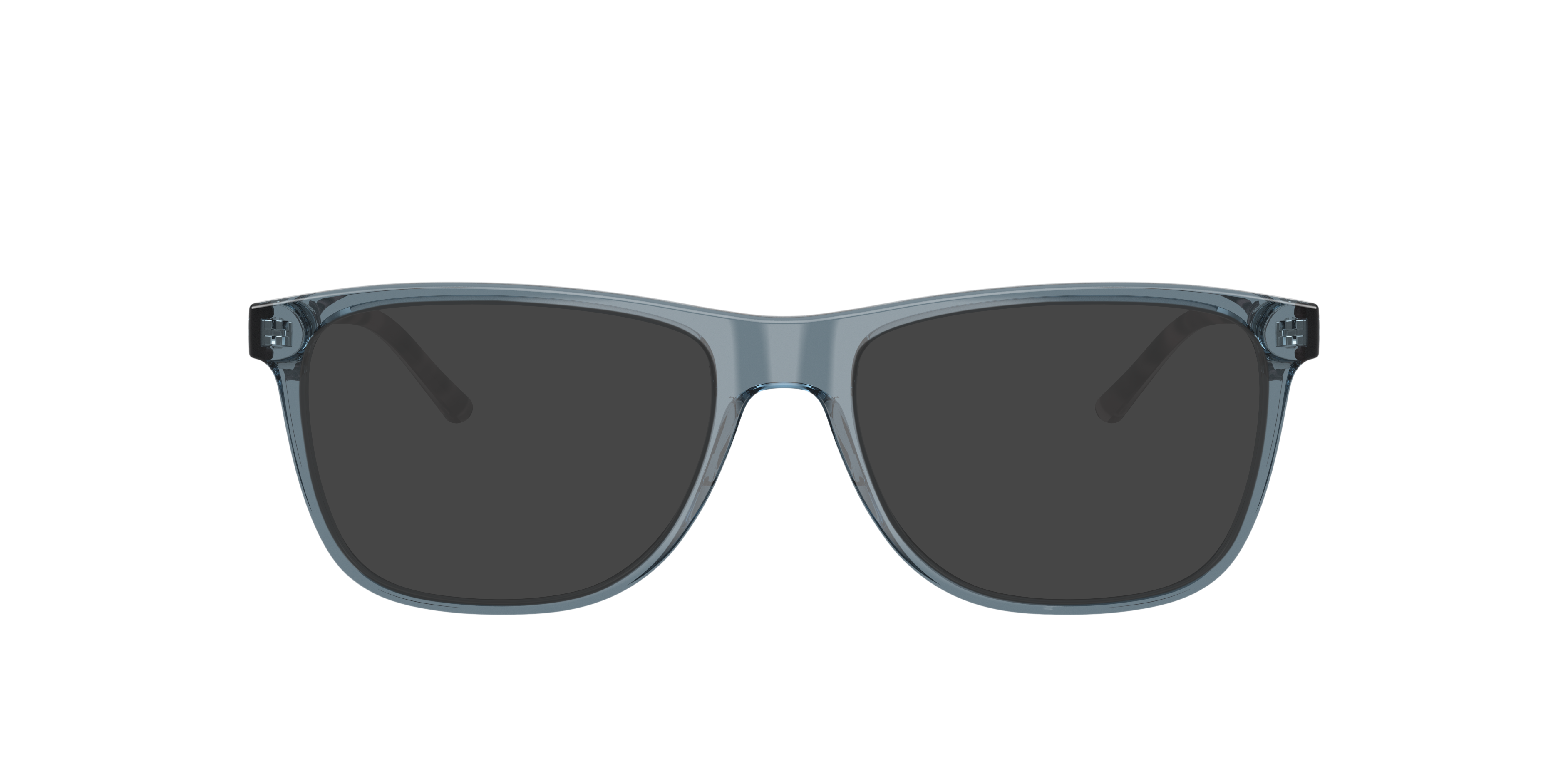 AX3048 Shiny Blue KunststoffEyeglass Frames von B24, mit getönten Gläsern